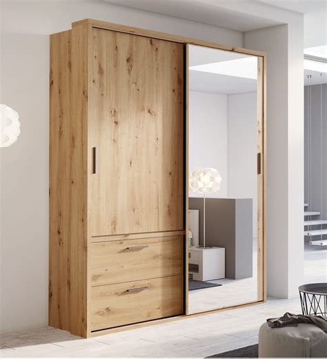 Arti 22 - 2 Sliding Door Wardrobe with Drawers 180cm | Wardrobe interior design, Sliding door ...