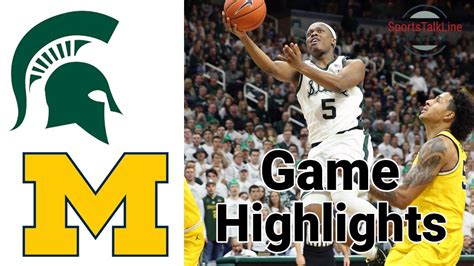 Michigan State Vs Michigan Highlights Ncaa Basketball February 8th Youtube