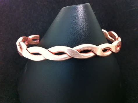 Deborahread Twisted Copper Wire Bracelet