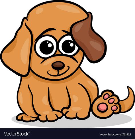 Cute Baby Dog Cartoon Vector Clipart FriendlyStock, 50% OFF