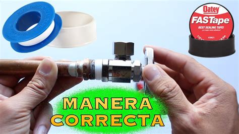 Como Poner Teflon De La Manera Correcta No Liqueos Youtube