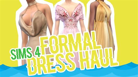 FORMAL DRESSES BY SIFIX ON TSR MAXIS MATCH CC HAUL Sims 4 YouTube