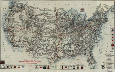 1958 United States Highway Map