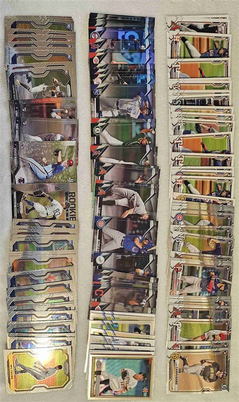 Sportlots Auctions Mlb Rookie Prospect Lot All Recent Bowman Topps