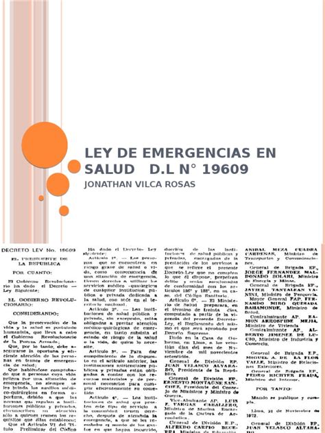 Tema 20 Ley De Emergencias En Salud D Pdf Institución Esfera Pública