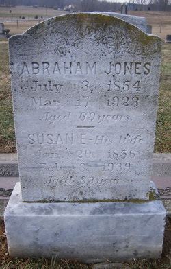 Abraham Jones Memorial Find A Grave