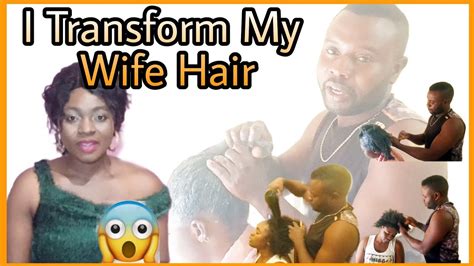 RELAXER ROUTINE How I Make My Wife Hair See How I Transform My Wife