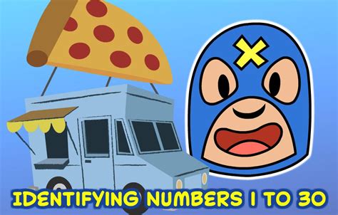 Identifying Numbers 1 To 30 Game Pizza Party Mindly Games