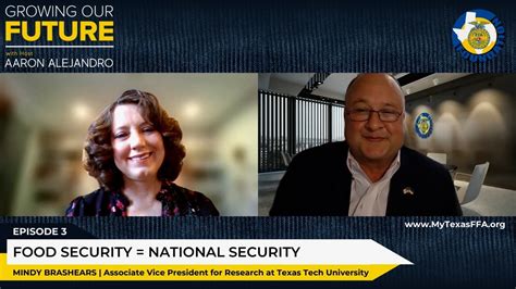 Food Security Is National Security Dr Mindy Brashears Featured On New