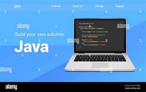 Java Programming Code Technology Banner Java Language Software Coding