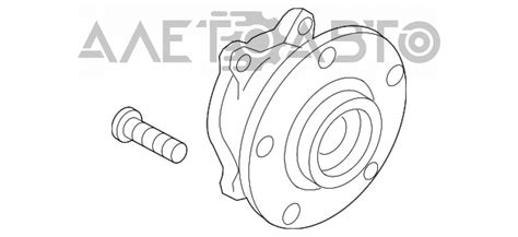 Ступица задняя левая Mazda CX-5 13-16 AWD KD352615XC артикул 545821 ...