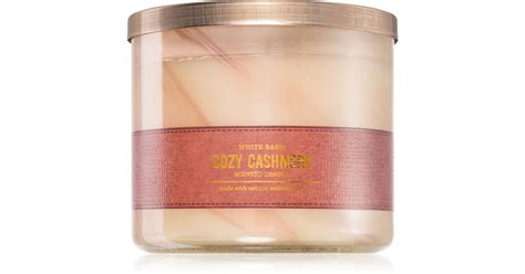 Bath Body Works Cozy Cashmere bougie parfumée notino fr