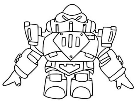 Brawl Stars Coloring Pages Surge