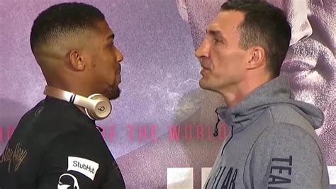 Anthony Joshua Vs Wladimir Klitschko Final Press Conference Live Ahead