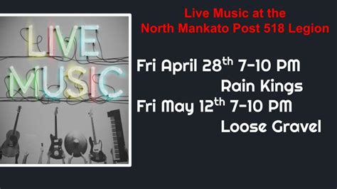 Copy of Updated of List of Bands 2023 – North Mankato Post 518