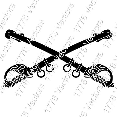 US Army Cavalry Branch Insignia Vector File AI, EPS, Dxf, Jpg, Png, Pdf, Svg Multiple File ...