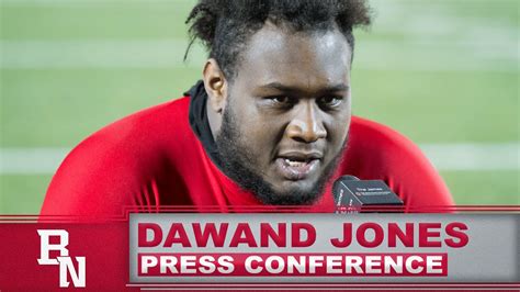 Ohio State Offensive Lineman Dawand Jones Previews Northwestern Youtube