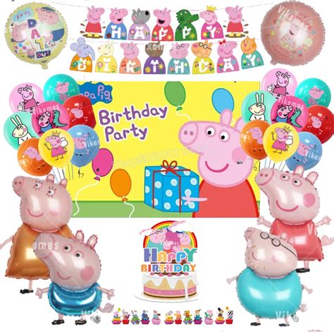 Set Decorativo Telón Cumpleaños Peppa Pig Tu Fiesta a un Click