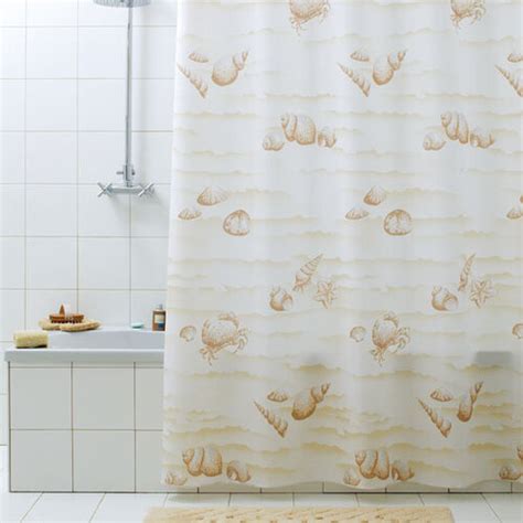 Rideau De Douche Textile Conchiglia