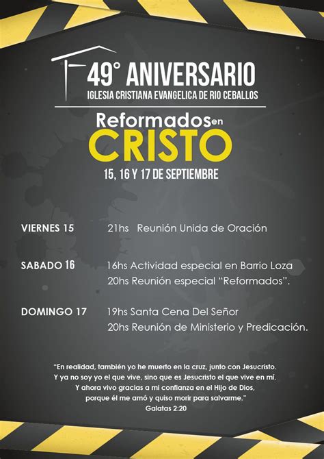 Modelo De Invitación De Aniversario De Iglesia Cristiana Imagui