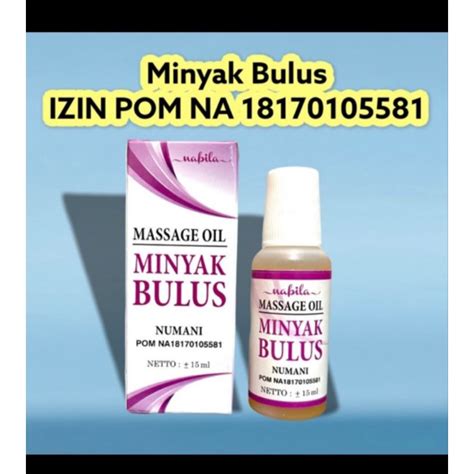 Jual Minyak Bulus Numani Izin Bpom Shopee Indonesia