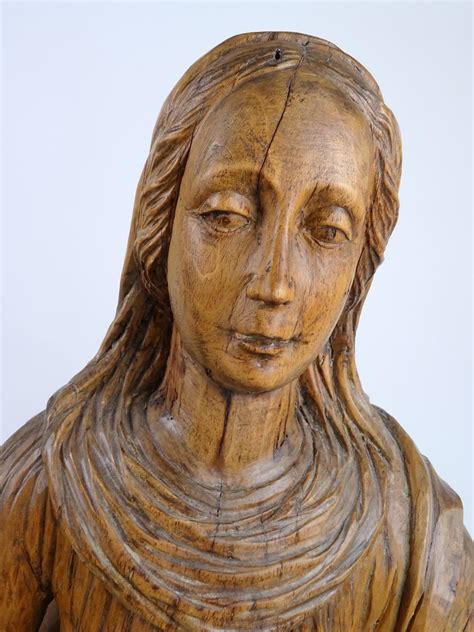 Acquista Scultura Lignea Figura Femminile Fine Xv Secolo