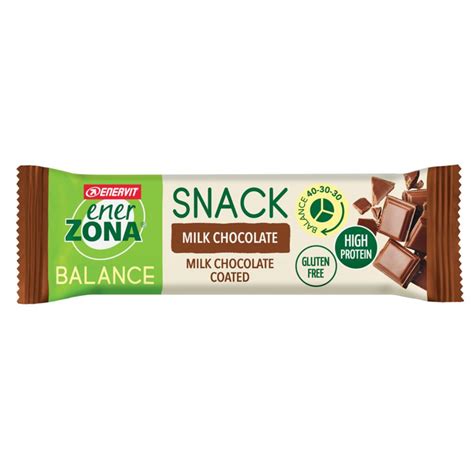 Enervit Enerzona Snack Balance Milk Chocolate G Redcare