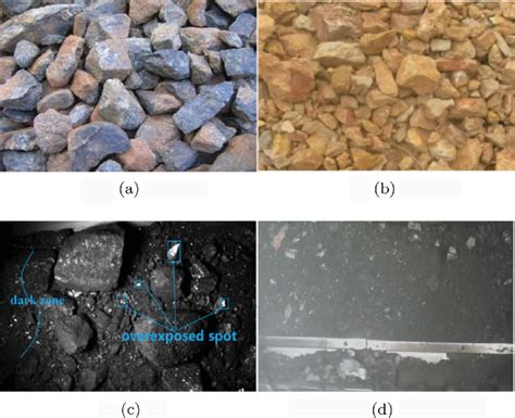 Examples of different kinds of ores. (a) Iron ore, (b) aluminium ore,... | Download Scientific ...