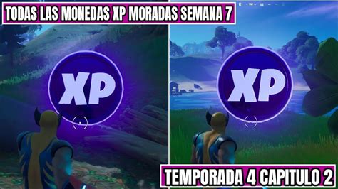 Ubicaci N De Todas Las Monedas Xp Moradas De Semana Temporada