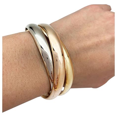 Love Cartier Armband Trinity Goldt Ne Wei Gold Gelbes Gold