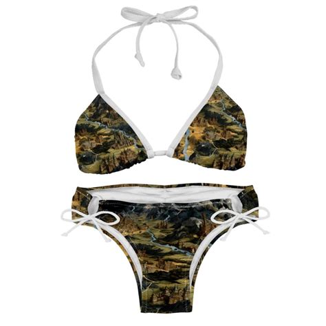 Atlas Detachable Sponge Bikini Set Adjustable Strap One Piece Swimsuits Two Pack Walmart
