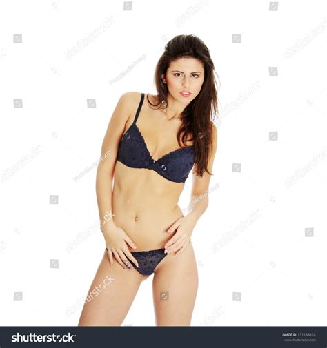 Sexy Lady Lingerie Isolated On White Stock Photo Shutterstock