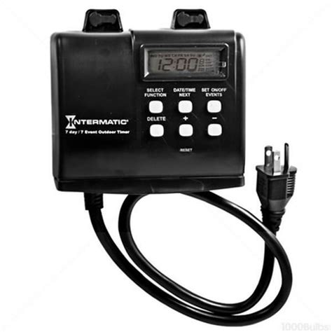 Intermatic Hb880r 15 Amp 7 Day Programmable Weatherproof Outdoor Digital Timer For Control Of