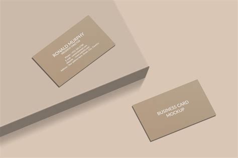 Premium Psd Elegant Business Card Mockup Design