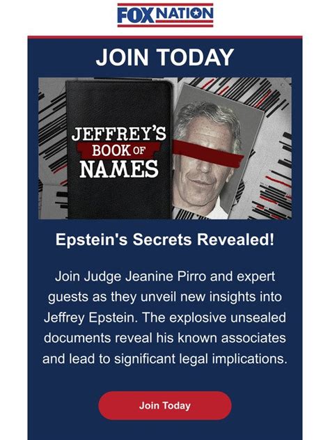 Fox News Exclusive Insight Into Epsteins Unsealed Court Documents