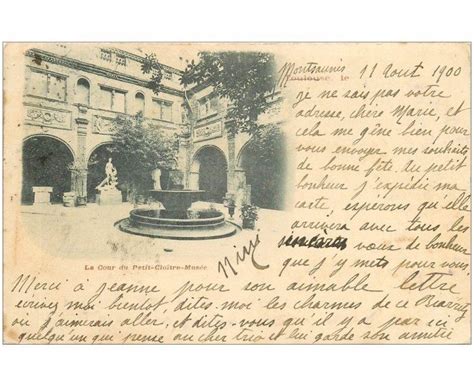 Carte Postale Ancienne Toulouse Rare Cour Du Petit Clo Tre