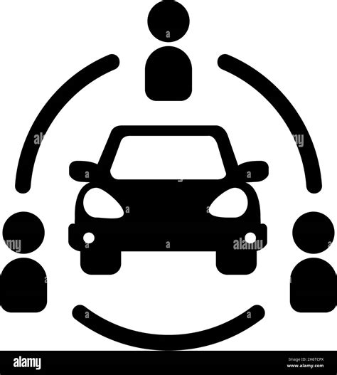 Car Sharing Vector Icon Illustration Stock Vector Image Art Alamy