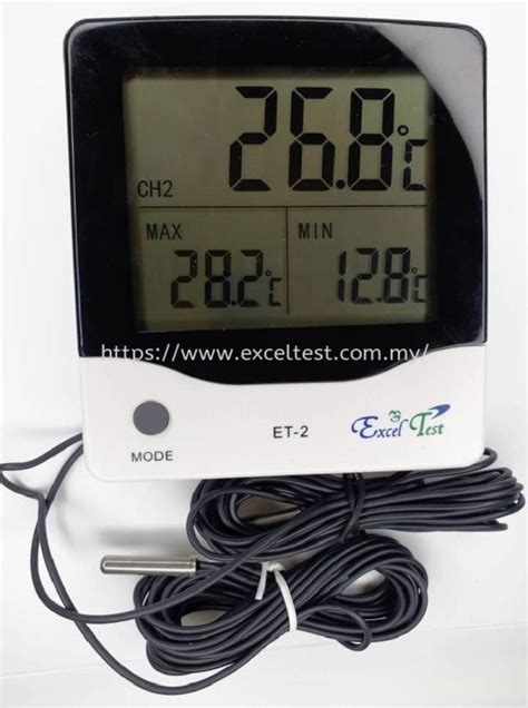 Et 2 Digital Thermometer With Dual Sensor Digital Thermometer And