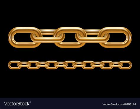 Gold Chain Link Vector