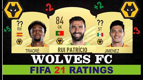 Fifa 21 Wolves Players Rating 😱🔥 Ft Adama Traore Jimenez Moutinho