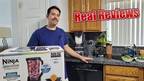 Ninja Kitchen System Blender Food Processor BN805A Unboxing And Real