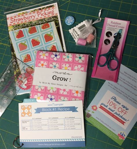 Happy Quilting Sew Sampler Box From Fat Quarter Shop