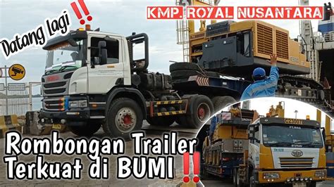 Awas Datang Lagi Rombongan Trailer Terkuat Di Bumi Keluar Dari