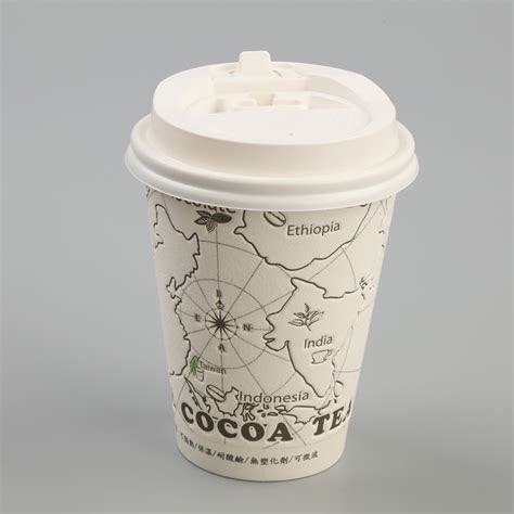 Wholesale Biodegradable 10 Oz Hot Drink Paper Cup Disposable Drinking