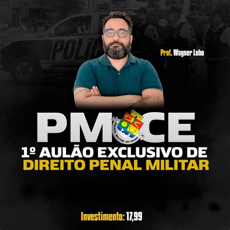 Aulão de Direito Penal Militar para a Polícia Militar do Ceará Prof