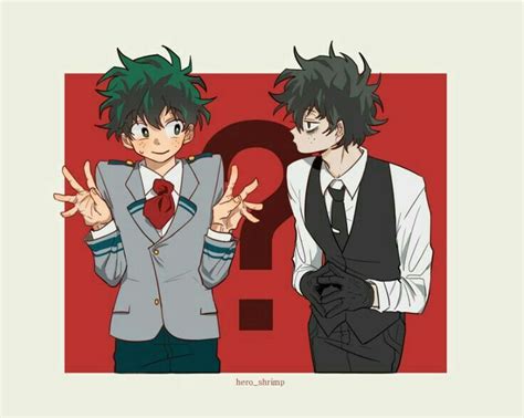 Midoriya Deku Izuku Text Question Mark Hero Villain My Hero