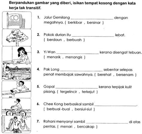 300863 Latihan Bahasa Melayu Kata Kerja Tak Transitif