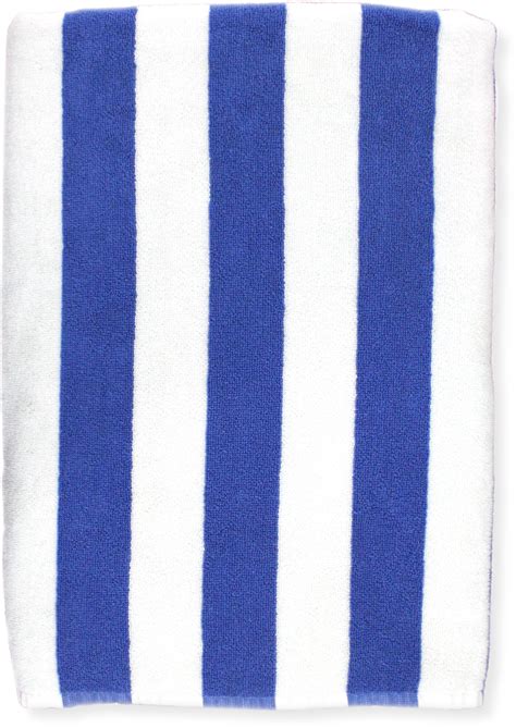 Beach Pool Towel In Blue And White Stripes Know Your Linen