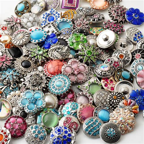 D03464 Rivca Snaps Button Jewelry Hot Wholesale Mix Styles 18mm