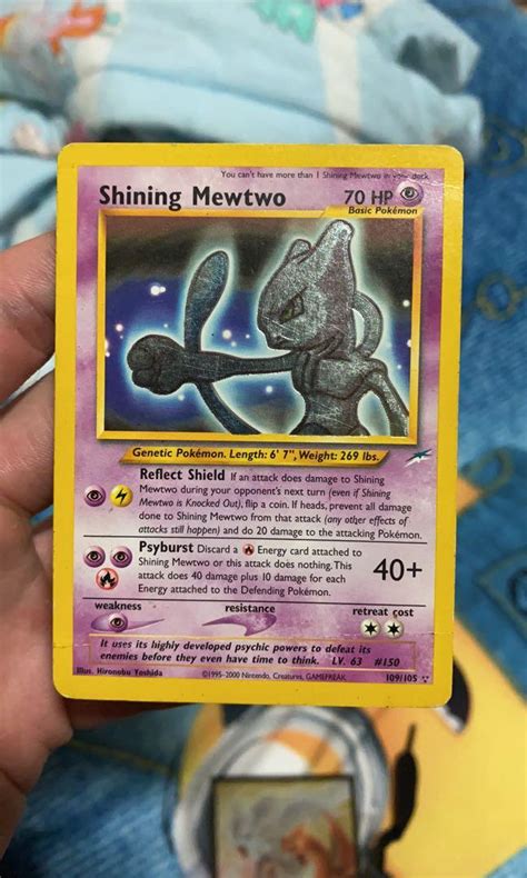 Shining Mewtwo Neo Destiny Hobbies Toys Toys Games On Carousell